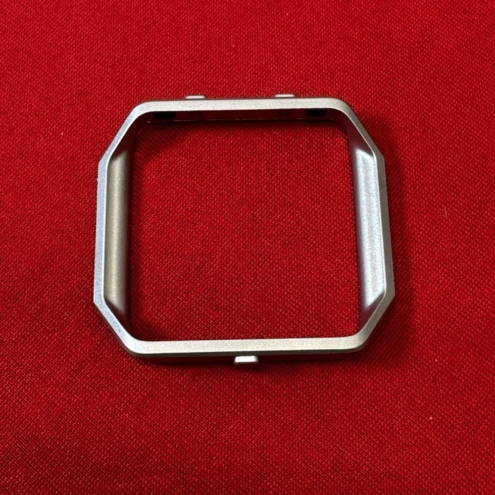 Brushed Nickel Tone Smart Watch Face Frame